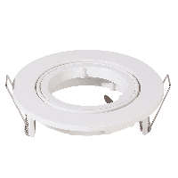 Dublin - LED Inbouwspot - Kantelbaar armatuur - Diameter 93mm - GU10 Fitting incl. lamphouder - Rond - IP20 voor binnen - Wit