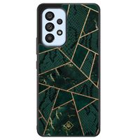 Samsung Galaxy A33 hoesje - Abstract groen