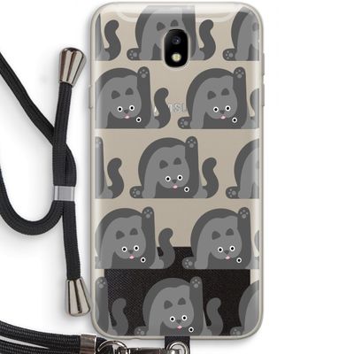 Cats: Samsung Galaxy J7 (2017) Transparant Hoesje met koord