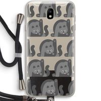 Cats: Samsung Galaxy J7 (2017) Transparant Hoesje met koord