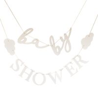 Letterslinger 'Babyshower' Met Wolken