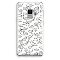 Zwanen: Samsung Galaxy S9 Transparant Hoesje