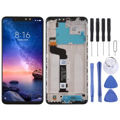 LCD-scherm en Digitizer met Frame voor Xiaomi Redmi opmerking 6 Pro (zwart)