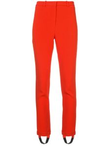 Roberto Cavalli Pantalon slim en crêpe - Rouge