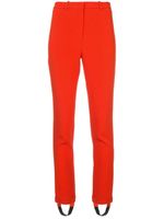 Roberto Cavalli Pantalon slim en crêpe - Rouge