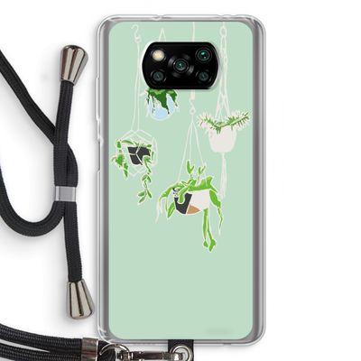 Hang In There: Xiaomi Poco X3 NFC Transparant Hoesje met koord