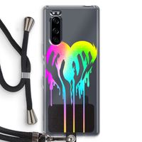 Hold My Heart: Sony Xperia 5 Transparant Hoesje met koord