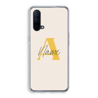 Amber Script: OnePlus Nord CE 5G Transparant Hoesje