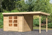 Woodfeeling | Tuinhuis Bastrup 3 met Overkapping 2,0 - thumbnail