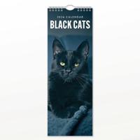 Zwarte Katten Slimline Kalender 2026