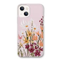 Painted wildflowers: iPhone 13 Transparant Hoesje