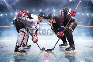 IJshockey fleece plaid - 100 x 140 cm