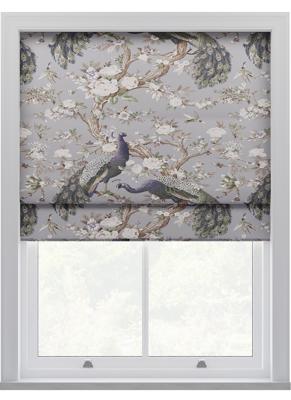 Laura Ashley - Vouwgordijn - Belvedere Velvet Pale Iris