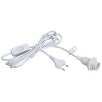 Kerststerren verlichting lichtkabels - wit E14 fitting - 3 meter - Kerstversiering