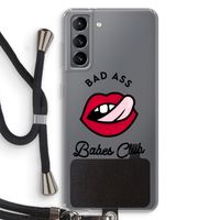 Badass Babes Club: Samsung Galaxy S21 Transparant Hoesje met koord