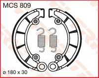 TRW Remschoenen, remblokken en voor de moto, MCS809
