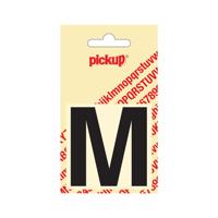 Deco letter m helvetica zwart 60 mm Pickup - Pickup