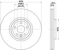 Remschijf 8DD355132481