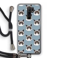 It's a Purrr Case: Xiaomi Redmi 9 Transparant Hoesje met koord