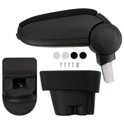 VidaXL Armsteun 12x36x(33,5-48) cm abs zwart