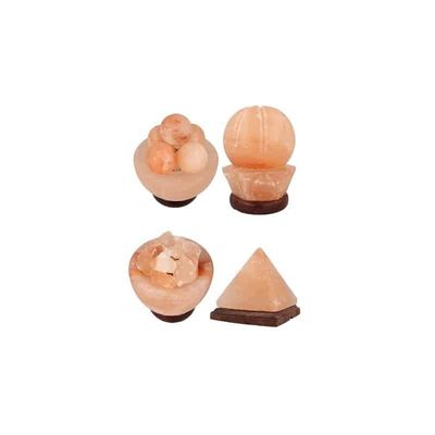 Zoutsteen Vormlampen (4 stuks)