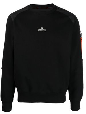 Parajumpers sweat en coton mélangé à patch logo - Noir