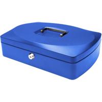 Q-CONNECT geldkoffer, 325 x 235 x 85 mm, blauw