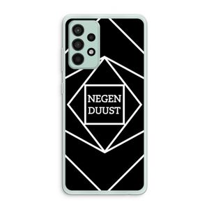 Negenduust geometrisch: Samsung Galaxy A52s 5G Transparant Hoesje