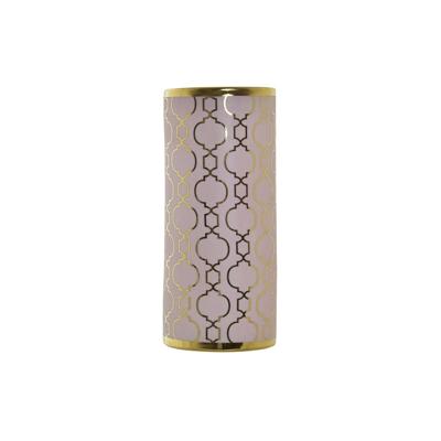 Vaas DKD Home Decor Roze Gouden Porselein Orientaals Verchroomd 14 x 14 x 32 cm