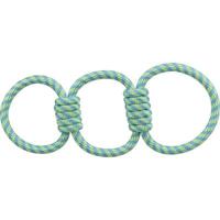 TRIXIE AQUATOY TOUW TREKSPEELTJE RINGEN POLYESTER GEEL / GROEN