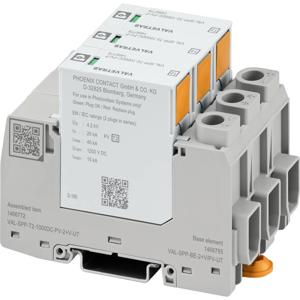 Phoenix Contact 1466772 VAL-SPP-T2-1000DC-PV-2+V-UT Overspanningsafleider Overspanningsbeveiliging voor: Verdeelkast 40 kA 1 stuk(s)