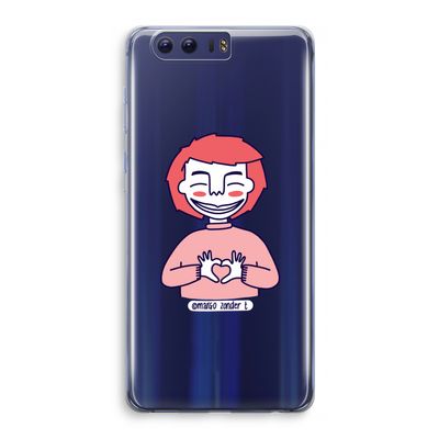 Hartje: Honor 9 Transparant Hoesje