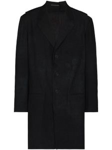 Yohji Yamamoto surchemise à imprimé graphique - Noir