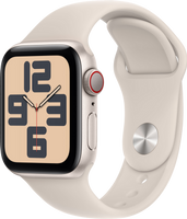Apple Watch SE OLED 40 mm Digitaal 324 x 394 Pixels Touchscreen 4G Beige Wifi GPS - thumbnail