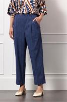 Studio Anneloes Otis Herringbone Trousers 13109 Broek 6502 Ink Blue