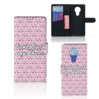 Nokia 5.3 Portemonnee Hoesje Flowers Pink DTMP