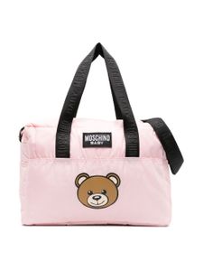 Moschino Kids sac à langer à motif Teddy Bear - Rose