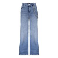 Attitude Wide Leg Mid Blue Denim Attitude Wide Leg Mid Blue Denim