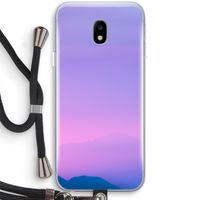 Sunset pastel: Samsung Galaxy J3 (2017) Transparant Hoesje met koord