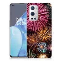 OnePlus 9 Pro Silicone Back Cover Vuurwerk - thumbnail