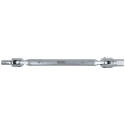 Olieonderhoudssleutel zeskant voor achterasdifferentieel, 10 x 14 mm KS Tools 150.9225
