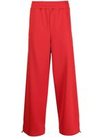 JW Anderson pantalon de jogging à chemilles élastiqueés - Rouge