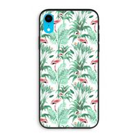 Flamingo bladeren: iPhone XR Biologisch afbreekbaar hoesje