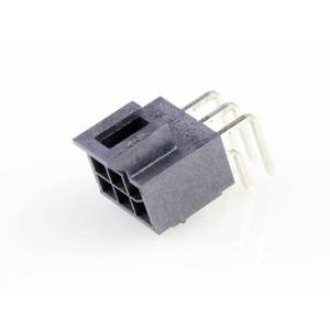 Molex 1053141306 Female header, inbouw (standaard) Totaal aantal polen: 6 Rastermaat: 2.50 mm Inhoud: 1 stuk(s) Tray