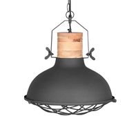 LABEL51 Hanglamp Grid - Antiek grijs - Metaal - thumbnail