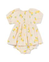 HEMA Baby Kledingset Mousseline Citroenen Ecru (ecru)