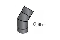 Harvia | Hoekstuk Kachelpijp 45° - Ø115 mm Gelakt Staal