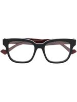 Gucci Eyewear lunettes de vue à monture carrée - Noir