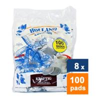 Holland - Koffiepads Dark Roast - 8x 100 pads
