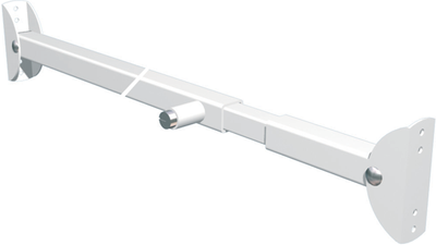 Secubar schuifpuibev.pl.wit 890-1280mm
